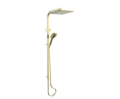 Greens Skyla AirFlo™ Twin Rail Shower - PVD Brushed Brass
