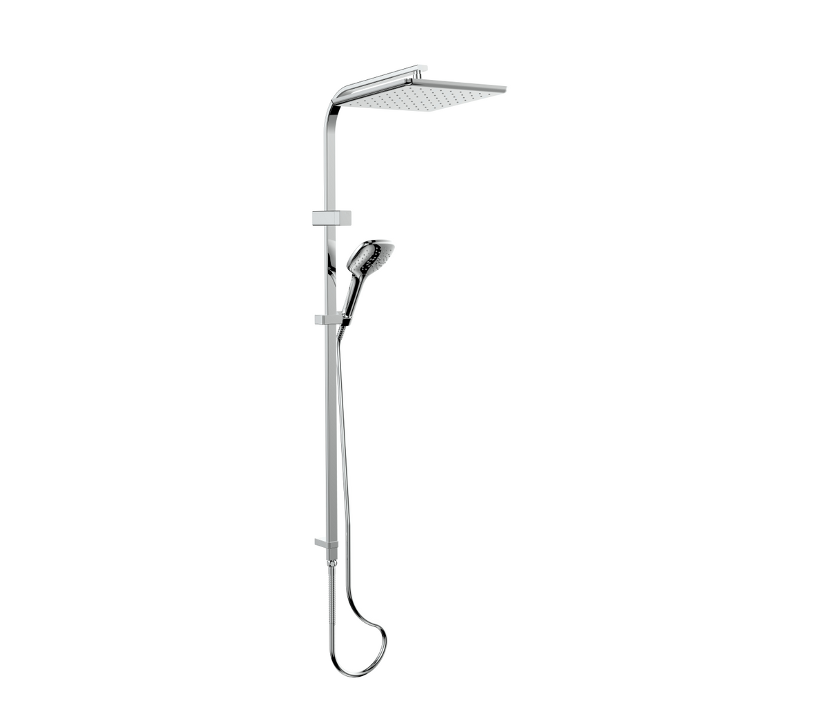 Skyla AirFlo™ Twin Rail Shower - Chrome