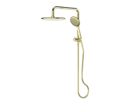 Rocco Short Twin Rail Shower - PVD Brushed Brass