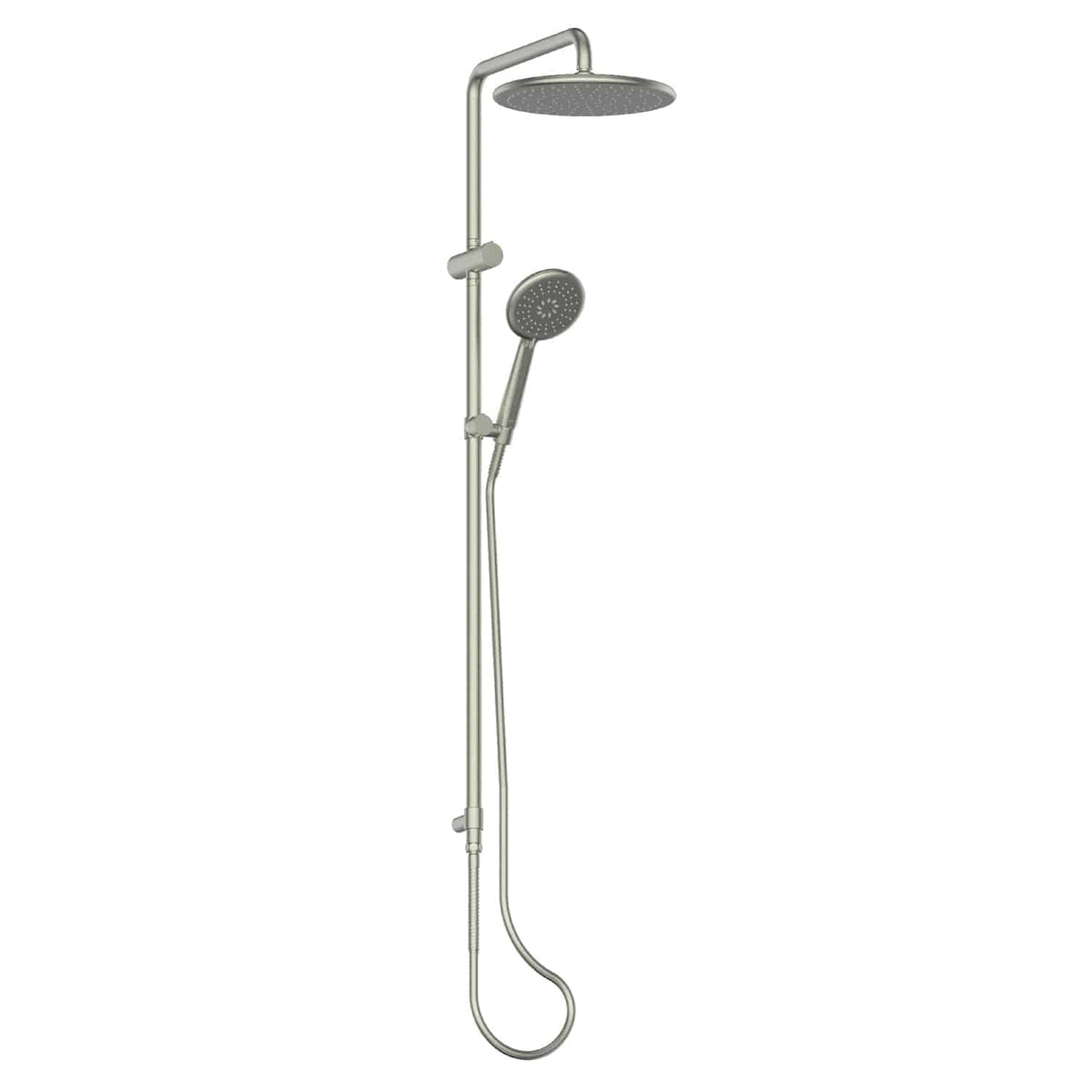 Rocco Twin Rail Shower - PVD Brushed Nickel