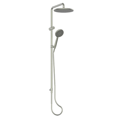 Greens Rocco Twin Rail Shower - PVD Brushed Nickel