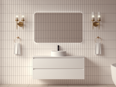 Mimi White Vanity 1200mm