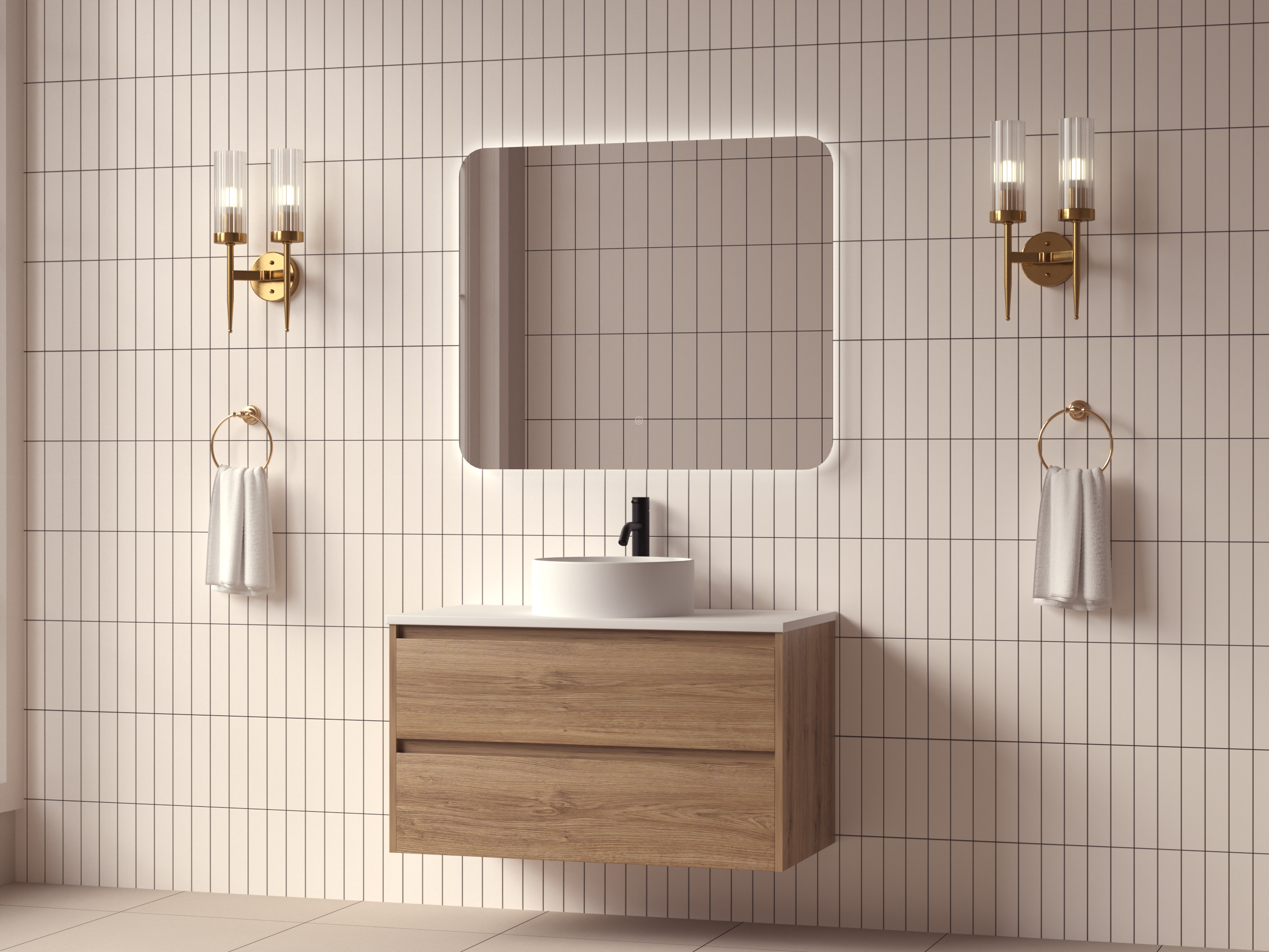 Mimi Oak Vanity 900mm