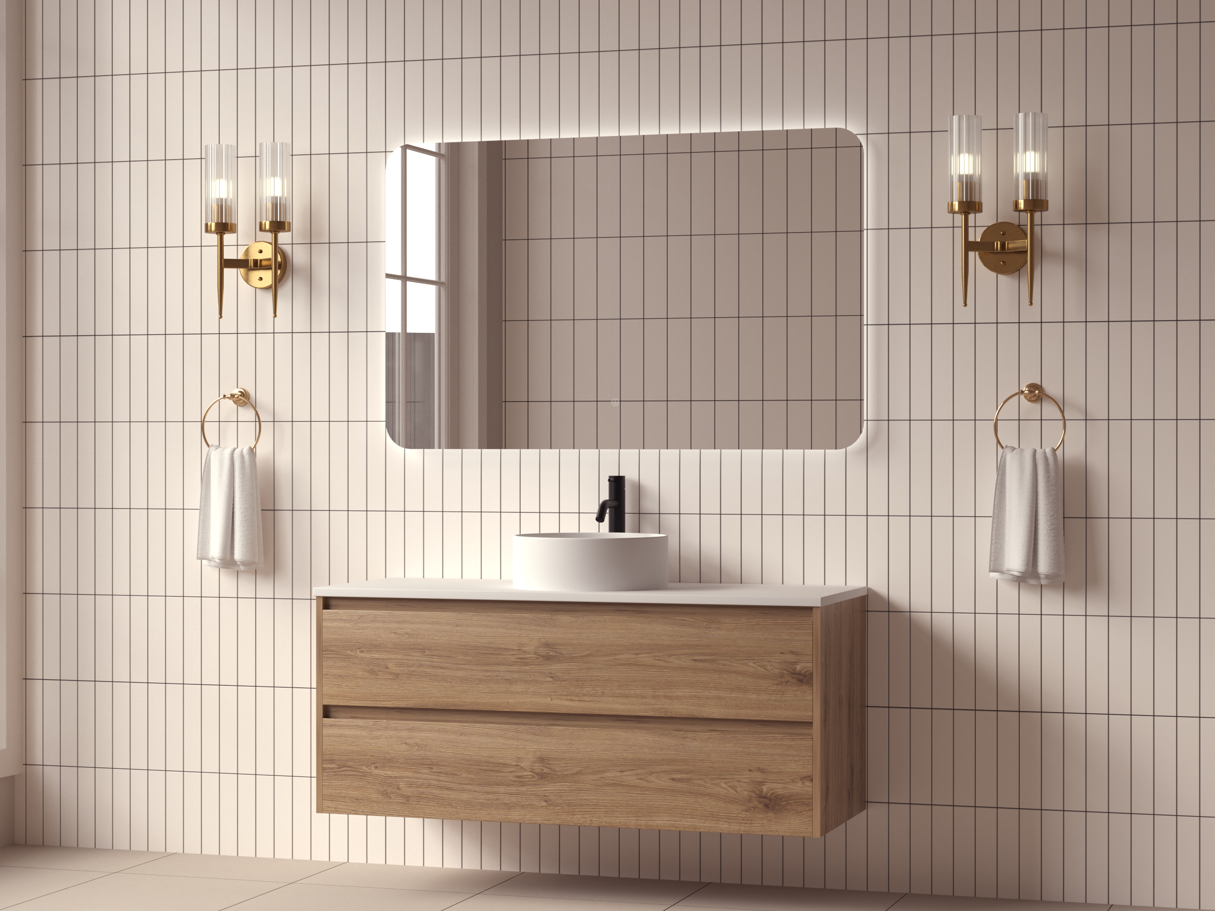 Mimi Oak Vanity 1200mm