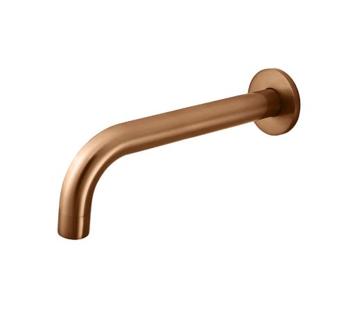Meir Universal Round Curved Spout Lustre Bronze