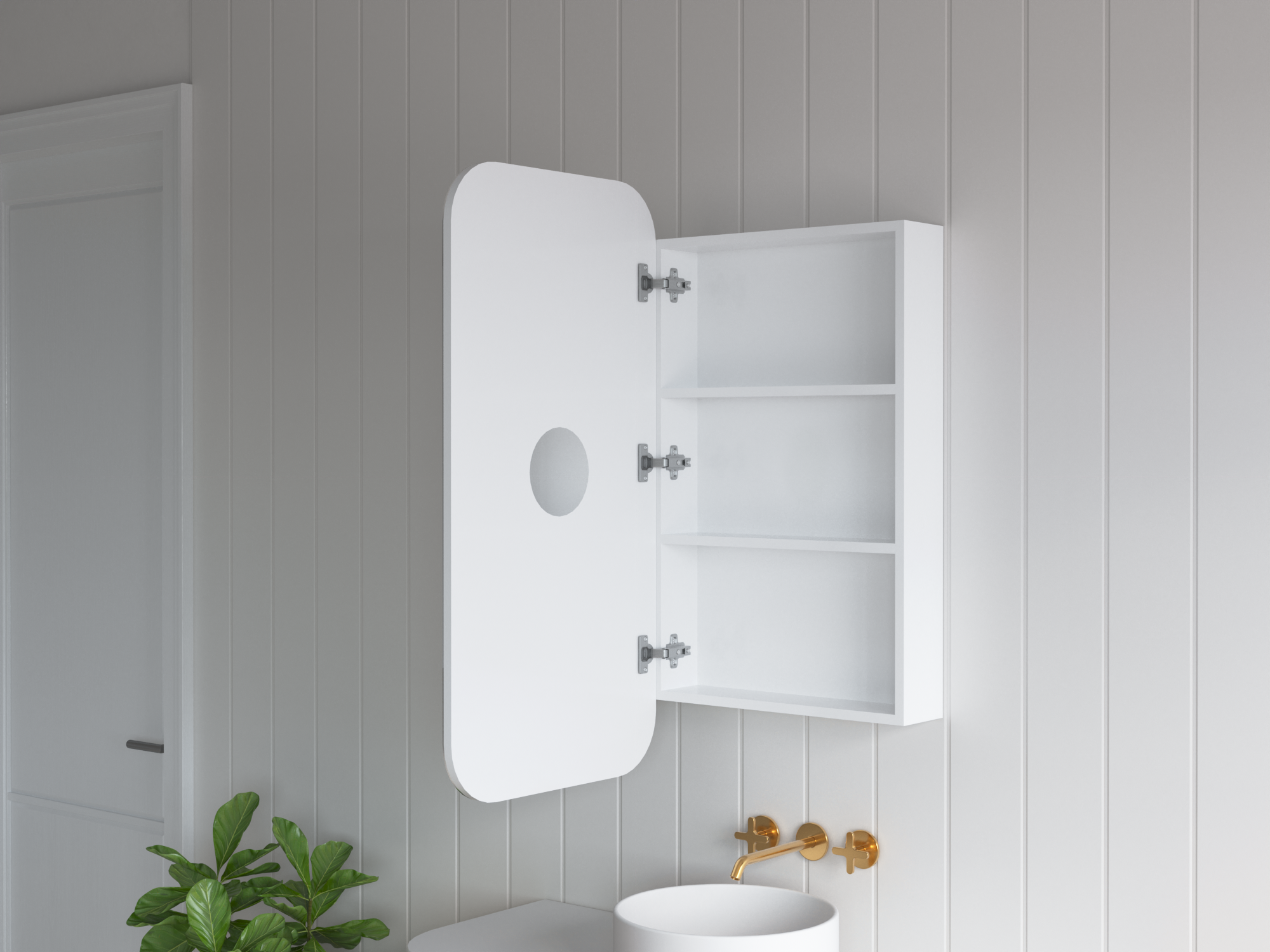Portofino Rectangle Shaving Cabinet
