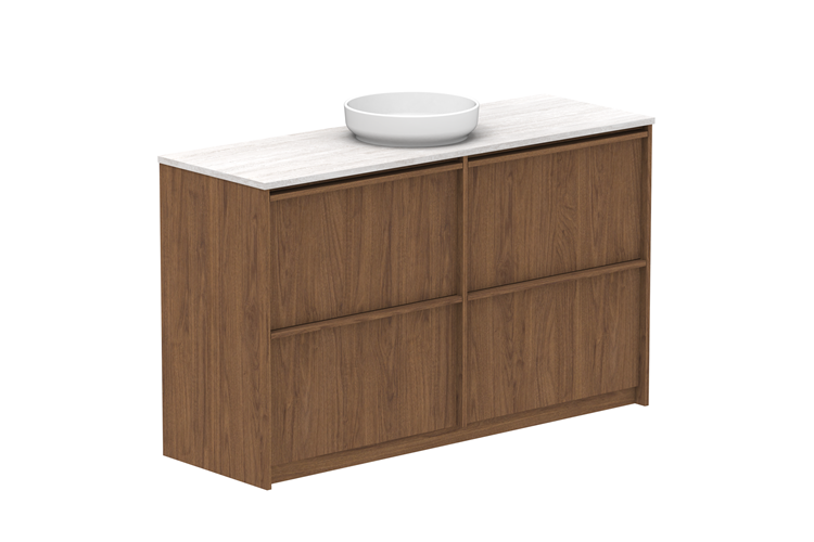 ADP Eli Floor Mount Vanity Cherry Pie Benchtop