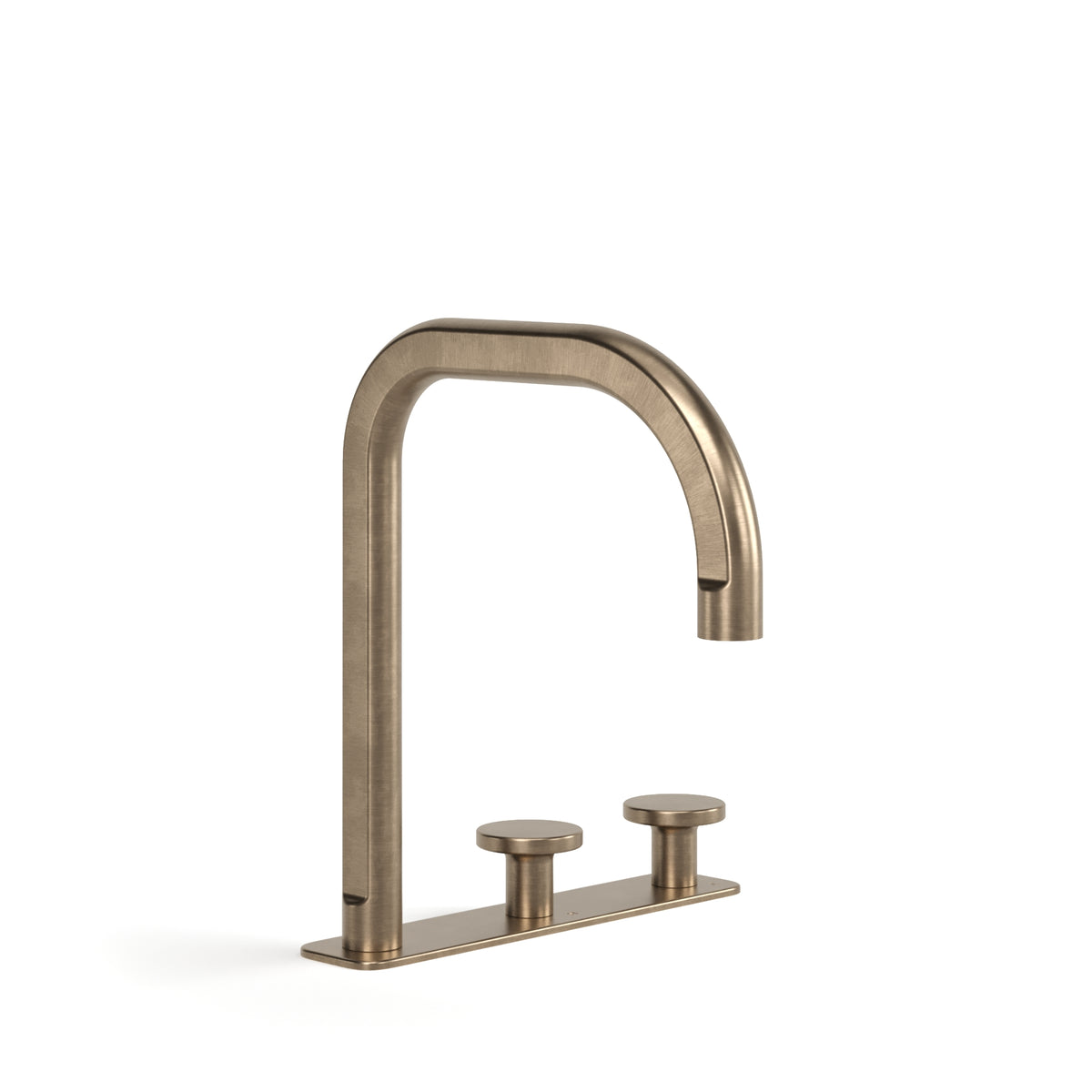Faucet Strommen Figura Disc Deck Mount Basin Tap Set