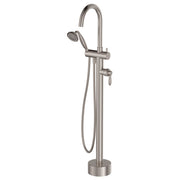 Fienza Eleanor Floor Mixer & Shower Brushed Nickel / Brushed Nickel