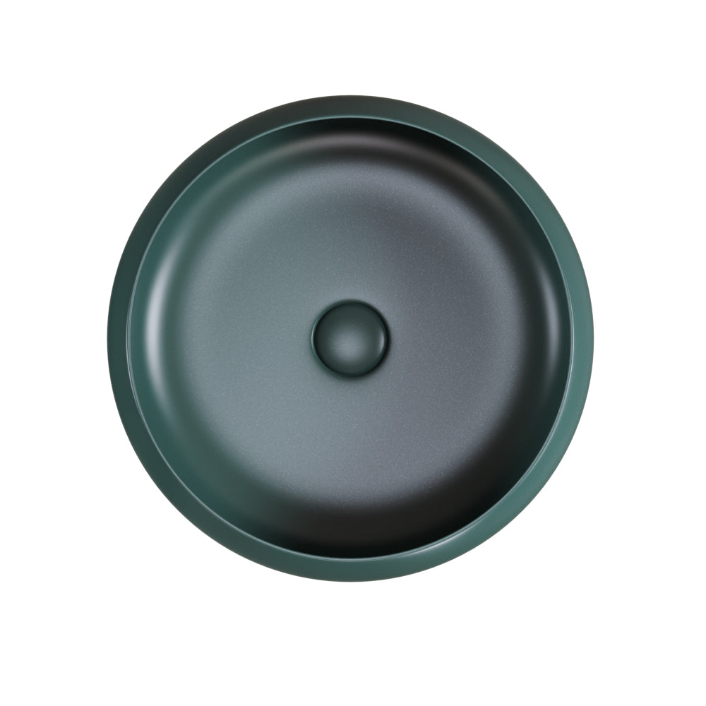 BNK Versilia Above Counter Basin Matte Dark Green