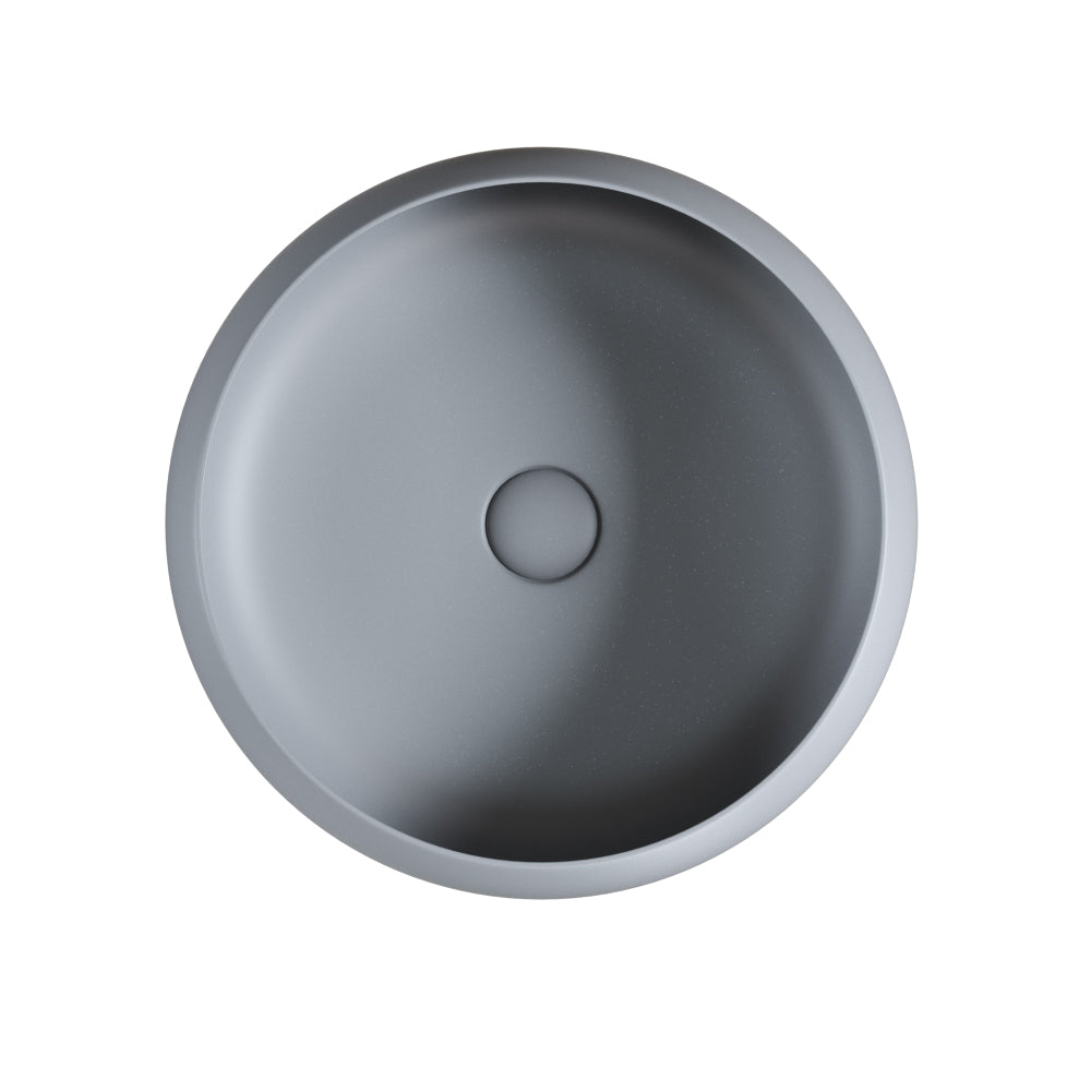 BNK Versilia Above Counter Basin Matte Light Grey
