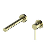 Greens Maci Wall Basin/Bath Mixer Set Brushed Brass