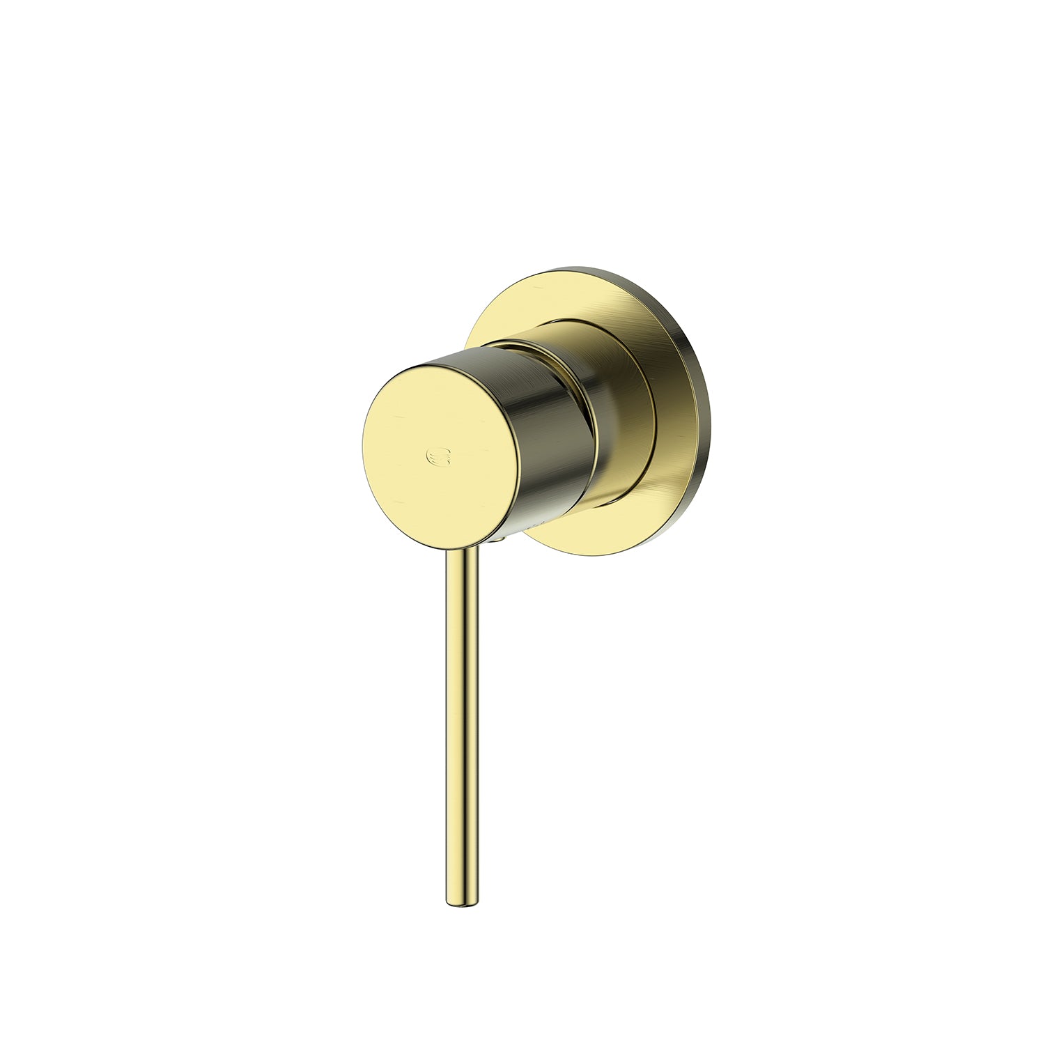 Greens Maci Shower Mixer Mini Plate Brushed Brass
