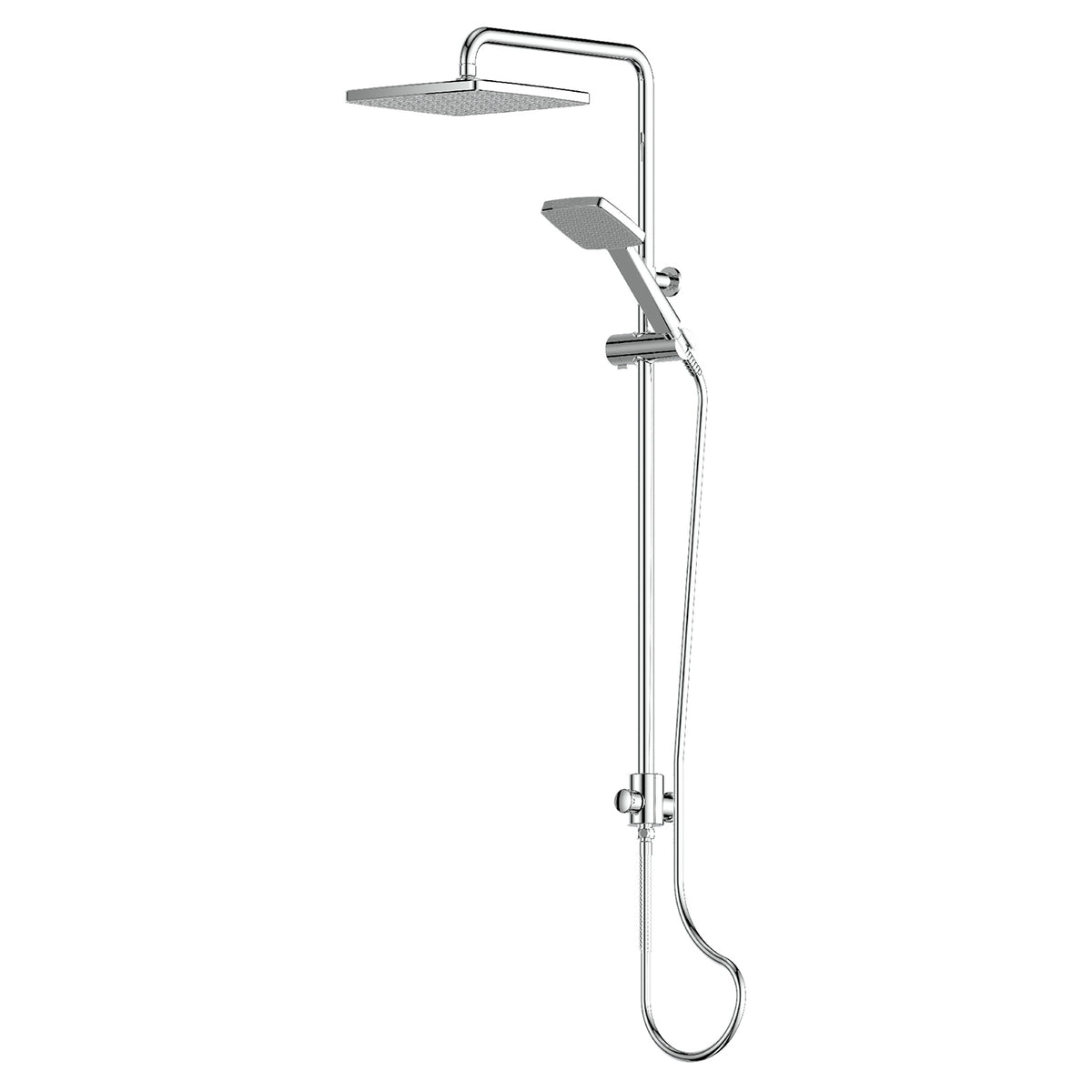 Glide Syntra RainBoost® Twin Rail Shower - Chrome