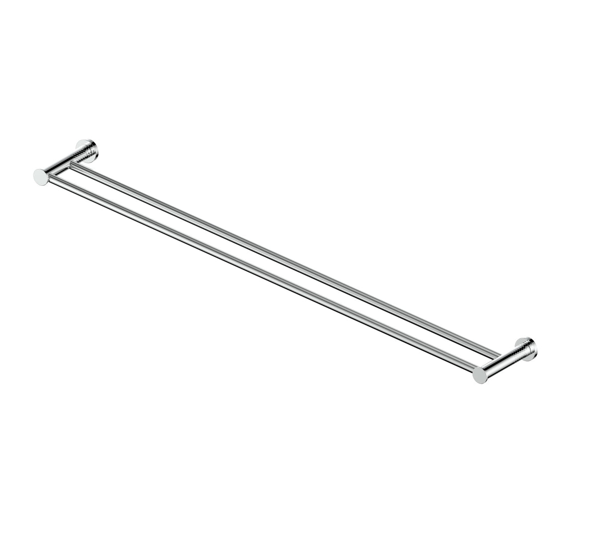 Reflect Double Towel Rail - Chrome