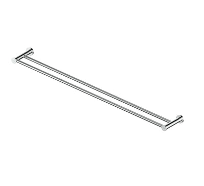 Greens Reflect Double Towel Rail - Chrome