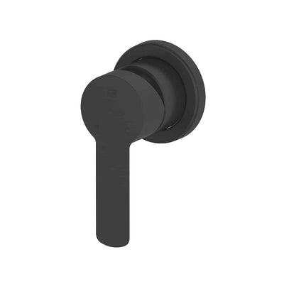 Greens Astro II Shower Mixer Trim Set w/Mini Plate - PVD Matte Black