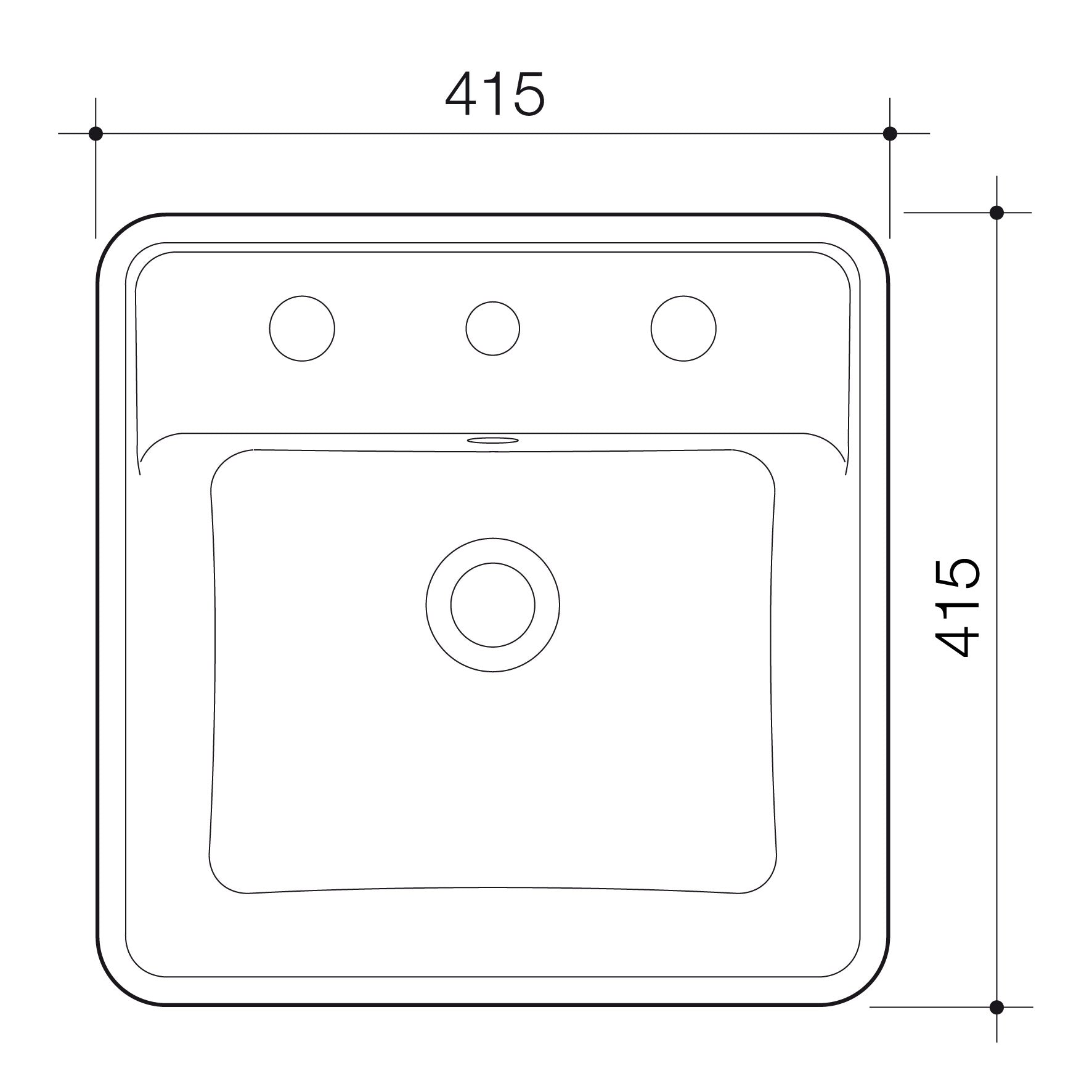 Caroma Carboni II Above Counter Basin 1TH