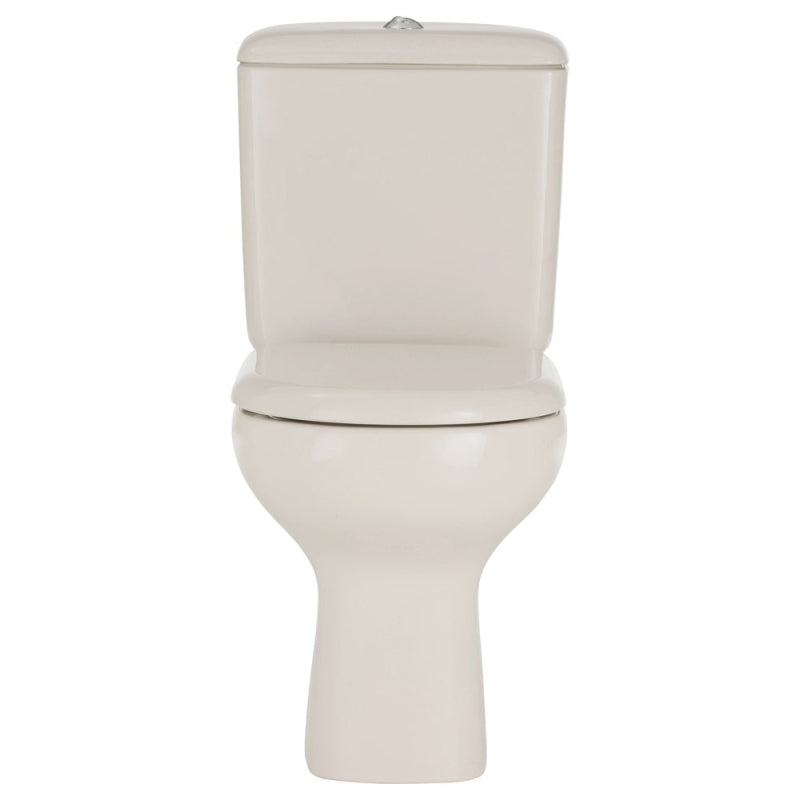 Fienza RAK Liwa White Close-Coupled Toilet Suite Ivory with S-Trap 140