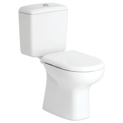 Fienza RAK Liwa White Close-Coupled Toilet Suite Alpine White with P-Trap