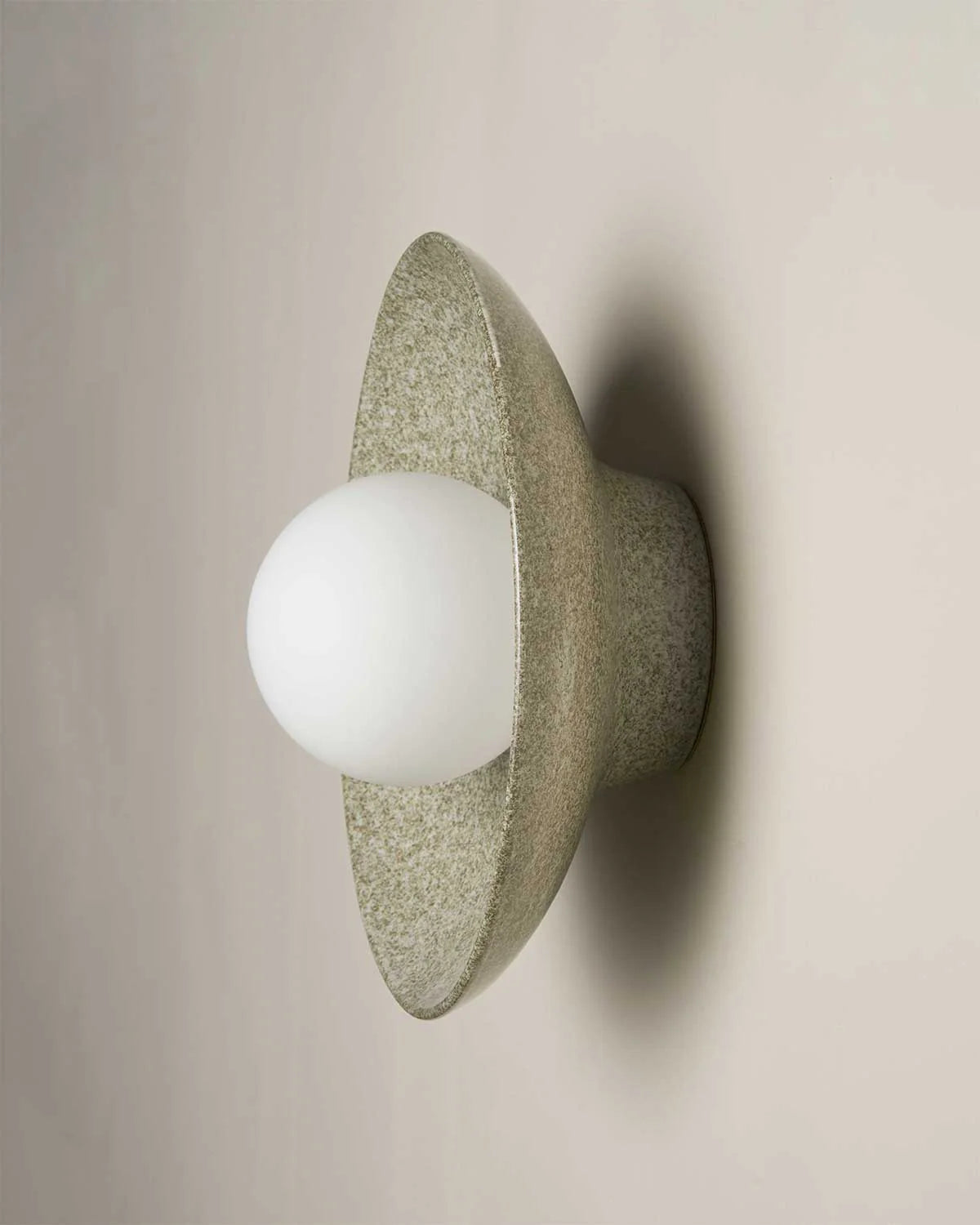 Ceramic Wall Dish Sconce Light - Rivergum