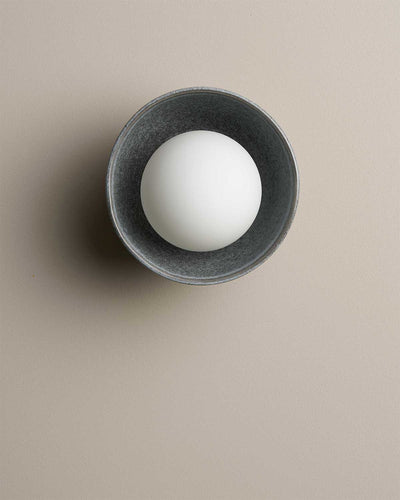 Ceramic Wall Bowl Sconce Light - Storm