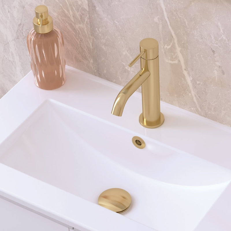 Kaya Basin Mixer Urban Brass
