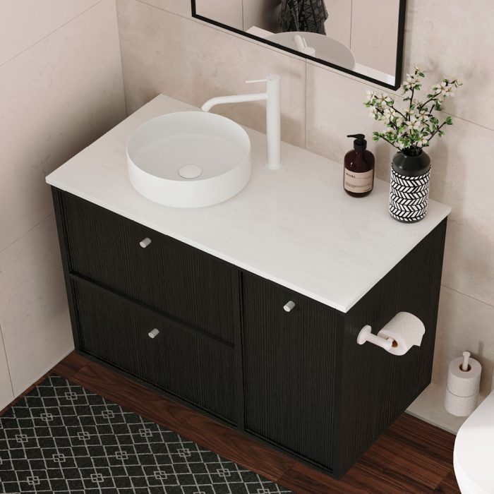 Kaya Tall Basin Mixer Matte White
