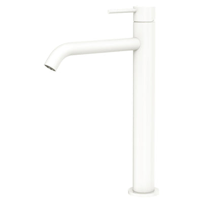 Kaya Tall Basin Mixer Matte White