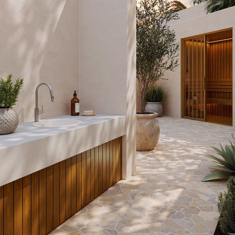 Kaya Outdoor Living Pull-Out Sink Mixer Brushed Stainless Steel
