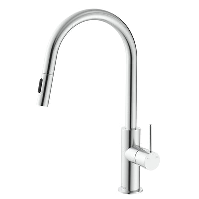 Fienza Kaya Outdoor Living Pull-Out Sink Mixer Brushed Stainless Steel