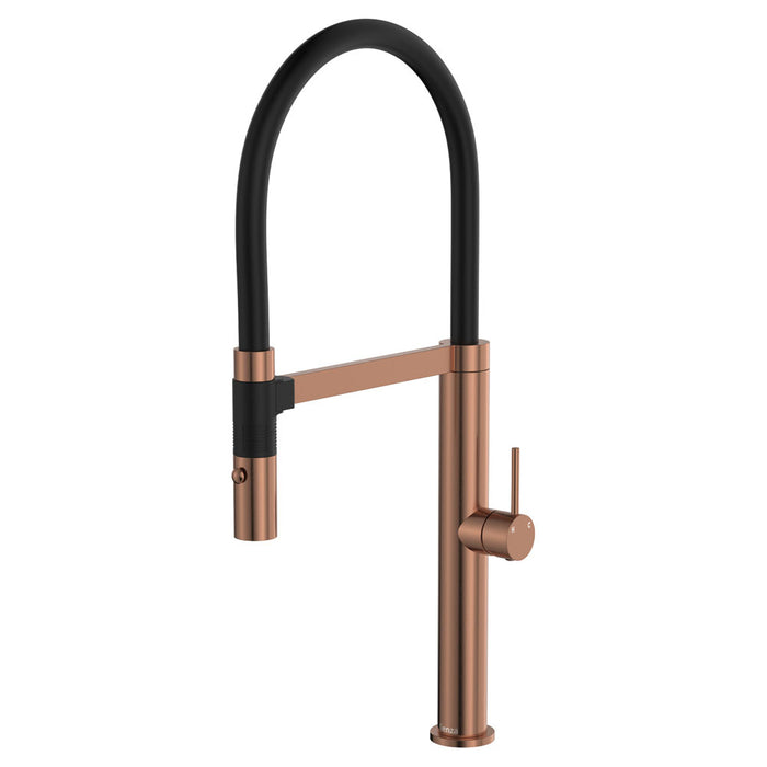 Kaya Pull Down Sink Mixer Brushed Copper