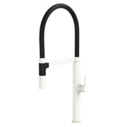 Fienza Kaya Pull Down Sink Mixer Matte White Mixed