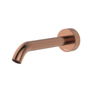 Kaya Basin/Bath Outlet, 180mm, Brushed Copper