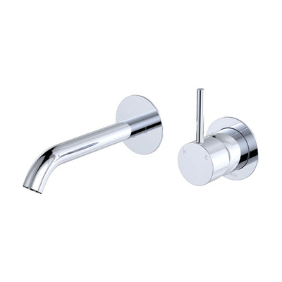 Fienza Kaya Up Basin/Bath Wall Mixer Set 160mm Chrome