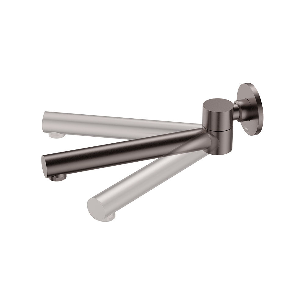 Fienza Kaya Swivel Basin/Bath Outlet Gun Metal