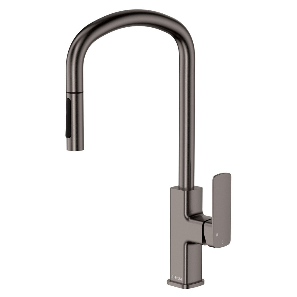 Fienza Pull Out Sink Mixer Gun Metal