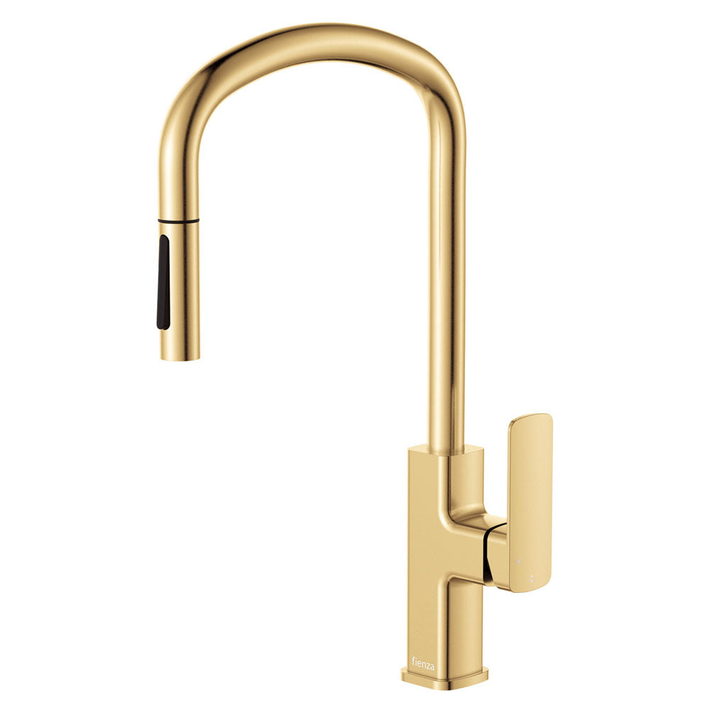 Fienza Pull Out Sink Mixer Urban Brass