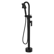 Fienza Tono Floor Mounted Basin/Bath Mixer Matte Black