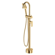 Fienza Tono Floor Mounted Basin/Bath Mixer Urban Brass
