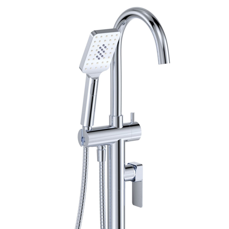 Fienza Tono Floor Mounted Basin/Bath Mixer Chrome