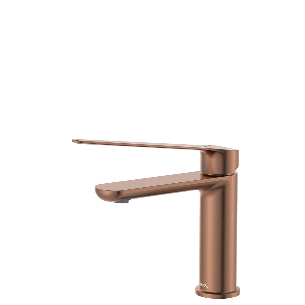 Fienza Empire Care Cold Start Basin Mixer Brushed Copper