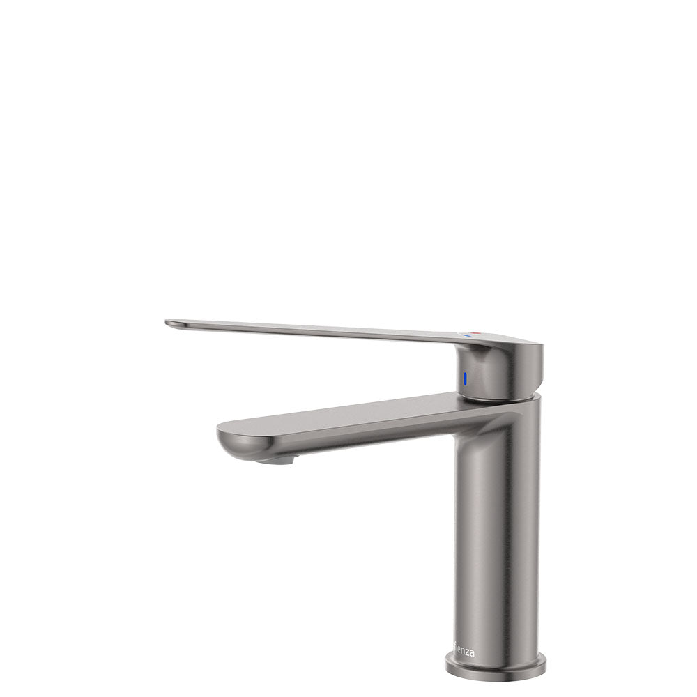 Fienza Empire Care Cold Start Basin Mixer Gun Metal