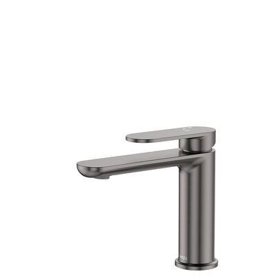 Fienza Empire Slim Cold Start Basin Mixer, Gun Metal