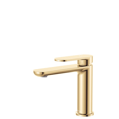 Fienza Empire Slim Cold Start Basin Mixer Urban Brass