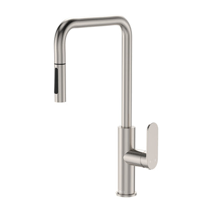 Fienza Empire Slim Pull Out Sink Mixer Brushed Nickel