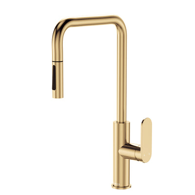 Fienza Empire Slim Pull Out Sink Mixer Urban Brass