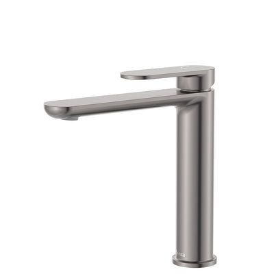 Fienza Empire Slim Cold Start Medium Basin Mixer Gun Metal