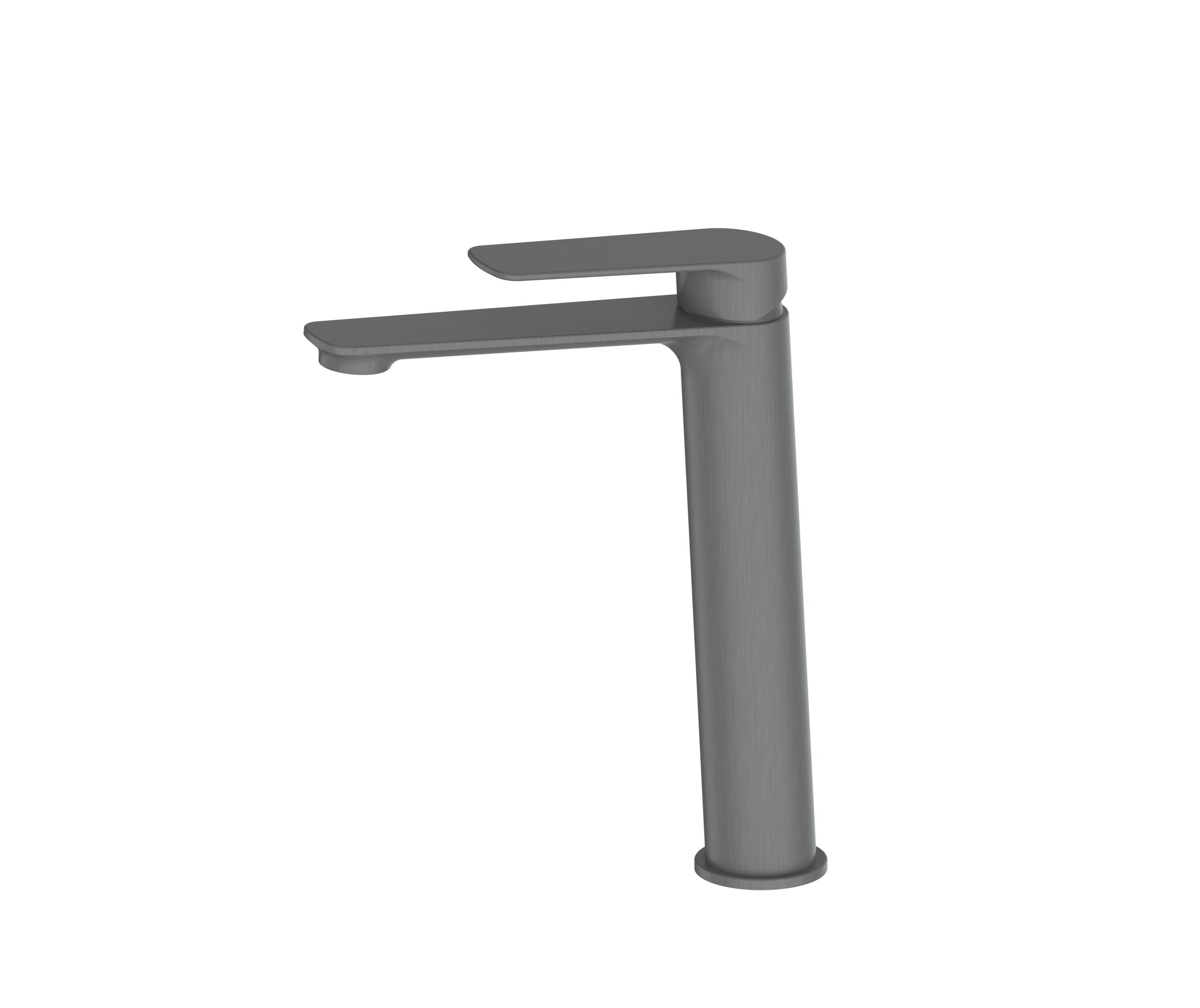 Greens Novi Basin Mixer - Tall Gun Metal
