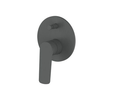 Greens Novi Shower Mixer Diverter Gun Metal